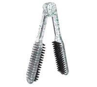 LRXIYODE Brosse à Cheveux Lissante Compacte avec Poils de Sanglier Brosse Démêlante Professionnelle Outil pour Salon et Usage Domestique