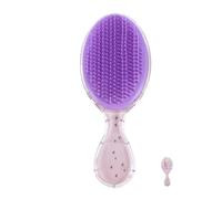 LRXIYODE Brosse à Cheveux pour Filles, Massage du Cuir Chevelu, Design Cartoon Charmant, Matériau Plastique Durable et Tpee, pour Voyage et École