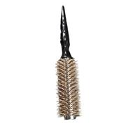 LRXIYODE Brosse Ronde Cheveux Bouclés Poils de Sanglier Peigne Rouleau Petit Format pour Coiffage Doux et Brushing Élégant