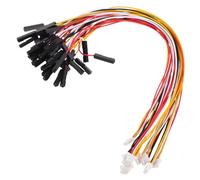 LRXIYODE Câble de Conversion 4 Contacts 1 vers 4, Adaptateur à Connecteur Grove en Plastique et Métal, Lot de 10pcs, Câbles d'alimentation pour Appareils Électroménagers, Facile à Utiliser
