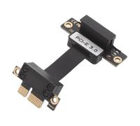 LRXIYODE Câble Riser PCIe à Angle Extension pour GPU Carte Réseau Adaptateur PCI à Faible encombrement pour Optimisation Espace PC