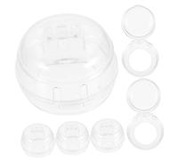 LRXIYODE Cache-Boutons de Cuisinière à Gaz pour Garçon et Verrouillage de Sécurité 6 Pièces Protection Circulaire en Plastique Compatible Électroménagers Sécurité Garçon et