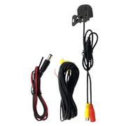 LRXIYODE Caméra de Recul Voiture Fisheye Étanche Vision Installation DIY Facile Compatible Avant et Arrière pour Stationnement Sécurisé