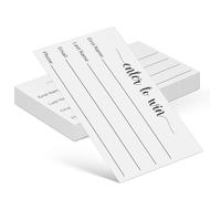 LRXIYODE Carnet de 2 Feuilles 100pcs Tickets de Tombola et Cartes de Vote en Papier, Format Standard, Utilisation Multi-usages pour Tout Événement à Prix
