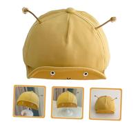 LRXIYODE Casquette Baseball Garçon Fille Jaune Chapeau Sport et Décoratif Visière Souple UV pour et Extérieur et Quotidiens