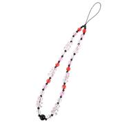 LRXIYODE Chaîne Téléphone Portable Perles Cristal Cœur Créatif Bracelet Poignet Perte Style Compatible Mobiles Suspension