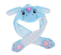 LRXIYODE Chapeau Licorne Gonflable avec Oreilles Mobiles Bonnet pour Fête et Fille et Adulte