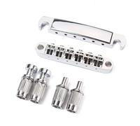 LRXIYODE Chevalet de Selle à Fente en Chrome 99 X 17 X 12 CM pour Guitare Électrique Remplacement pour Guitare Paul et Es Dot Cordier Réglable en Hauteur Pièces Détachées