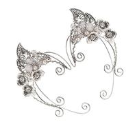 LRXIYODE Clips D'oreilles Elfes pour Femmes Manchettes Élégantes en Métal Léger Accessoires pour Cosplay et Fêtes Costumées