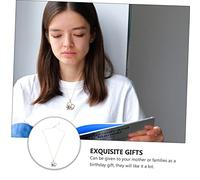 LRXIYODE Collier Pendentif Panda Parent Garçon Fille Doré de Mode Élégant et Accessoire de Cou Unisexe pour Toutes Occasions
