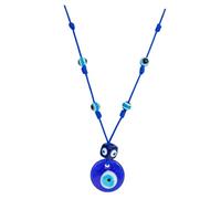 LRXIYODE collier yeux bleus collier homme bijoux colliers chaîne de cou mauvais œil collier pendentif mauvais œil collier masculin Collier pour les yeux diaboliques Un verre