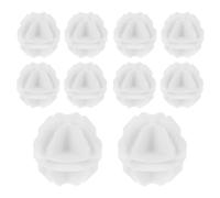 LRXIYODE Connecteurs en Plastique Blanc pour Cubes en Fil Métallique, 10 Pièces, Design à Rainures Multiples, Facile à Démonter, pour Organisateurs de Placard et Étagères