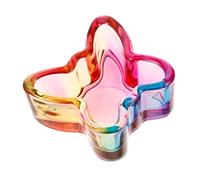 LRXIYODE Coupelle à Ongles en Verre Décorative Tasse pour Cristaux de Manucure Plat à Ongles Élégant pour Art Manucure et Projets DIY