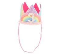 LRXIYODE Couronne Anniversaire Pour Accessoires De Fête Sequins -tête Forme De Chiffre Photo Prop Et Léger Pour Célébrations Spéciales