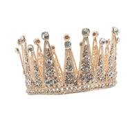 LRXIYODE Couronne de Mariée Strass Bandeau pour Cheveux de Princesse Accessoire de Tête avec Cristaux pour Anniversaire et Occasions Spéciales