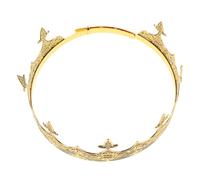 LRXIYODE Couronne De Roi Pour Costume D'homme Vintage En Métal Robuste Taille Unique Style Prince Pour Adultes Accessoire Pour Soirée à Thème