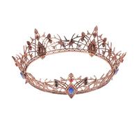 LRXIYODE Couronne Vintage Baroque pour Mariée Accessoires Gothiques et Confortables Coiffure Élégante pour Mariage Bal et Événements à Thème