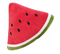 LRXIYODE Coussin Décoratif Moelleux de Pastèque, Coussin Souple Triangulaire en Peluche Douce, Oreiller Décoratif pour Canapé et Chambre, Joli Oreiller Pastèque Fruité, Accessoire