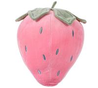 LRXIYODE Coussin Fraise Peluche Rose Peluche Doux pour Décoration Garçon Fille Filles Cadeau Créatif pour Salon Chambre