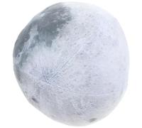 LRXIYODE Coussin Lune Décoratif en Peluche Moelleuse Détails Délicats, Forme Sphérique Unique, pour Décoration Intérieure et Chambre D'garçon et Filles