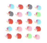 LRXIYODE Décorations en Résine de Hérisson Fêtes de Noël 20 Pièces Couleur Aléatoire Accessoires Cheveux Délicats et Élégants et pour Coiffure, pour DIY