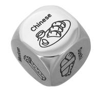 LRXIYODE Dés Décision Alimentaire pour Saint-Valentin Noël Choix Repas Ludique Facile à Utiliser pour Dîner Famille