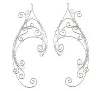 LRXIYODE Ear Non Piercing pour Femmes et Adolescentes Boucles Oreilles Clip Ajustables Écouteur de Fée pour Costume Halloween Manchettes Oreilles Élégantes et Confortables