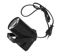 LRXIYODE Éclairage de scène projecteurs lumières de scène menées petit projecteur à LED feux du point Système d'éclairage d'éclairage Plastique Noir