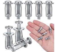 LRXIYODE Écrou d'expansion 4X20 MM Lot de 10 en Acier Inoxydable pour Fixation Stable de Portes Creuses métalliques dans pièces de séchage et containers