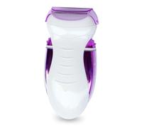 LRXIYODE Épilateur Électrique Femme Rechargeable sans Fil Épilation Corps Complet Humide et Sec Tondeuse Bikini Multifonction avec Tête Épilateur Râpe et Rasoir Ergonomique Antidérapant