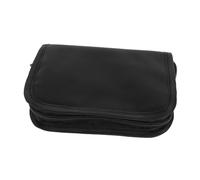 LRXIYODE Étui de Rangement Glucomètre Portable Polyester avec Fermeture Éclair Compact pour Maison et Voyage Organiseur Multiusage pour Accessoires Diabétiques