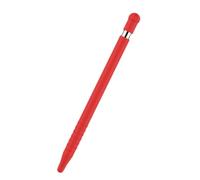 LRXIYODE Étui Silicone Rouge pour Pencil Protection Intégrée avec Capuchon Amovible Compatible Tablette à Écran Tactile et Confortable