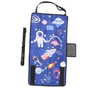 LRXIYODE Extenseur de Siège Avion pour Garçon Fille Lit de Voyage Portable pour Tout- Compact Respirant Accessoire Pratique pour Déplacements Familiaux Design Attrayant Bleu Étoilé