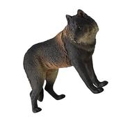 LRXIYODE Figurine Loup Réaliste Plastique Modèle Animal Décoration Éducative Cadeau Garçon Fille