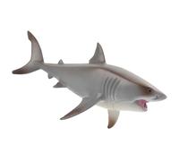 LRXIYODE Figurine Requin Décorative Simulation PVC Robuste Statue de Requin pour Jardin Balcon et Bureau Ornement Paysager pour Fête et Décoration Intérieure