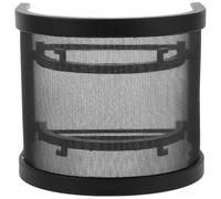 LRXIYODE Filtre Anti-Pop en Métal pour Microphone D'Enregistrement Bonnette Anti-Vent Filtre Anti-Pop pour Microphone Portable Grille en Caoutchouc