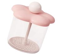 LRXIYODE Flacon Moussant pour Nettoyant Visage Portable Compact à Mousse Manuelle pour Femmes Voyage Rose Simple à Nettoyer