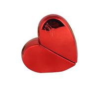 LRXIYODE Flacon Pulvérisateur Cœur 25Ml Rechargeable Bouteille de Parfum Vide en Verre Vaporisateur Portable pour Paquet à Main Usage Voyage et Décoration Rouge