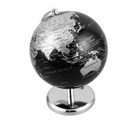 LRXIYODE Globe Vintage Rotatif Noir et Décoratif Élégant pour Bureau et Maison Ornement Polyvalent pour Adultes Décoration de Table Style Européen
