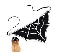 LRXIYODE Halloween Bandana Foulard Triangle à Motif Toile Araignée Bandeau à Femme Accessoire Tête pour Costume et Quotidien