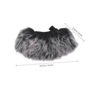 LRXIYODE Housse Vent Micro pour Smartphone Bonnet Poilu pour Du Bruit Extérieur Compatible Universellement avec Microphones Mobiles Installation Rapide et Portable pour Streaming