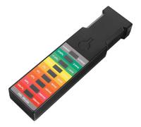 LRXIYODE Instrument de Mesure de Rayonnement Électromagnétique Portable Compact Abs pour Bureau et Domicile Détection Emf Haute et Basse Fréquence