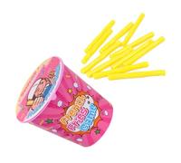 LRXIYODE Jeu de Tirage au Sort Frites Créatif en Plastique Rose, D’Interaction Amusant pour Fête et Anniversaire, Jouets Trompeurs Divertissants pour Famille et Amis, Accessoires Festifs