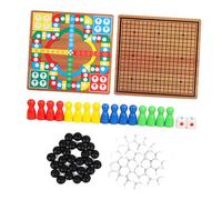 LRXIYODE Jeu Échecs Multifonction Volant Plateau De Jeu Deux Un Échecs à Cinq Jouet Éducatif pour Garçon Fille