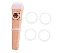 LRXIYODE Kazoo Bois Débutant Kit Instrument de Musique Facile à Apprendre pour Accompagnement Guitare Ukulélé Kazoo Professionnel pour Performance et Divertissement