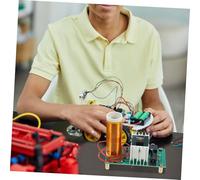 LRXIYODE Kit Bobine Musicale sans Fil de Bureau Scientifique Outil Expérience Éducative avec Transmission Électrique et Éclairage à Distance DIY pour Initiation Science