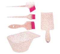 LRXIYODE Kit de Coloration Cheveux avec Bol de Teinture Pinceaux et Planche de Balayage Ergonomique et Outils pour Mèches et Application Uniforme