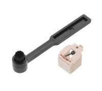 LRXIYODE Kit de Nettoyage pour Tourne-Disque Brosse Antistatique en Velours et Aiguille de Rechange, Accessoire pour Platine Vinyle, Entretien Précis pour Soirée Musicale à Domicile