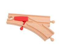 LRXIYODE Kit Extension de Circuit Bois pour Garçon Fille avec Pont et Connecteurs Accessoires Compatibles pour Jeu Éducatif et Construction de Voies Bois Ensemble Classique pour Garçons et