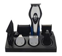 LRXIYODE Kit Tondeuse Rasoir Électrique Multifonction Usb 1 Set Compact Lame Acier Inoxydable Rechargeable Pour Hommes Soin Du Visage Barbe Nez Oreilles Voyage